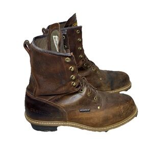 Carolina Boot Logger CA9821 Men Size 14 2E Waterproof Steel Toe Rugged Durable